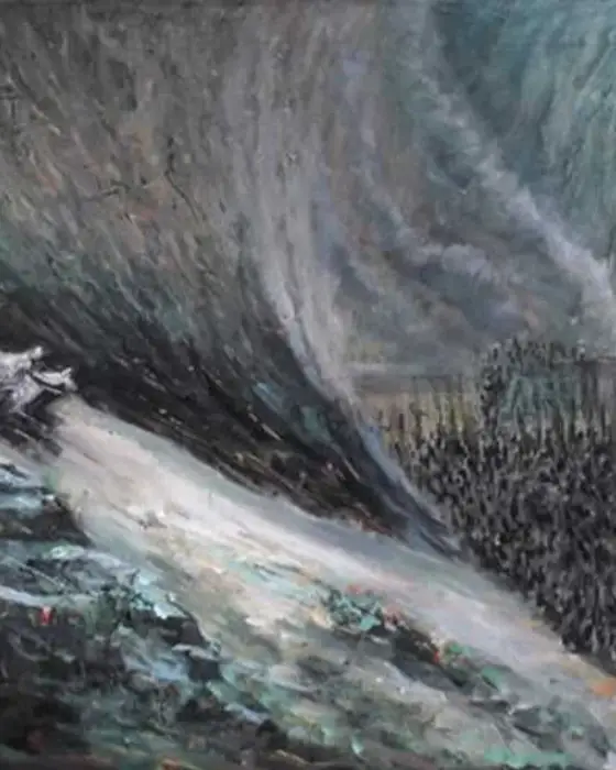 Lord of the Rings and Silmarillion Tolkien art, oil painting by Naci Caba